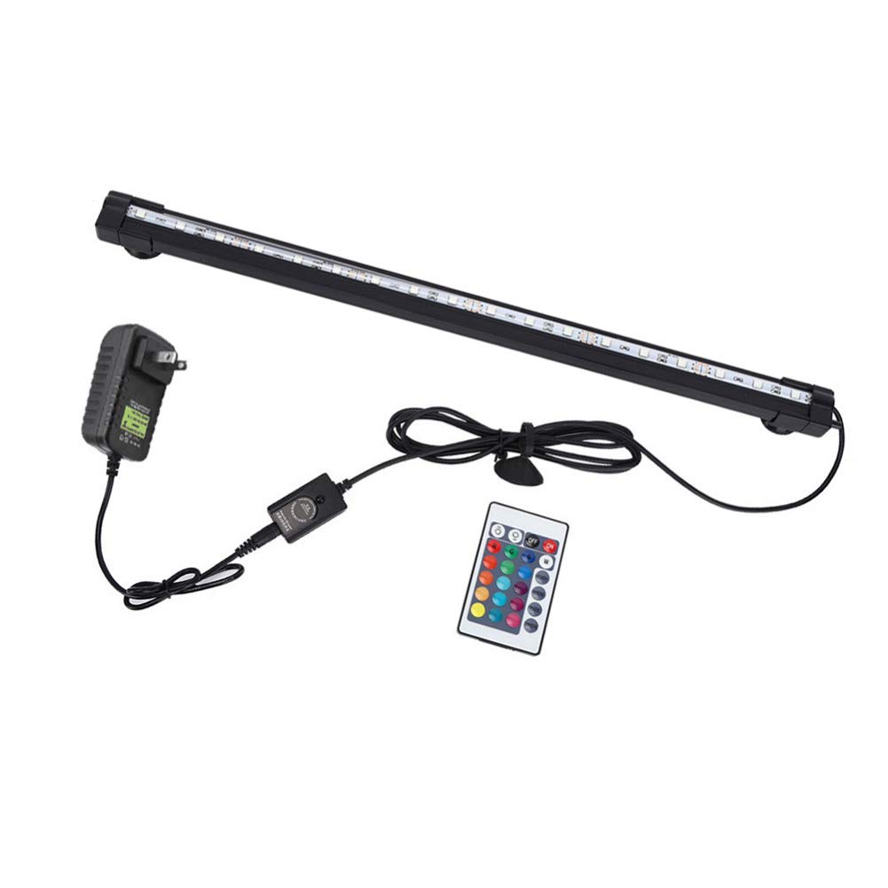 LED Aquarium Light with Bubble Oxygenation - 52cm for Fish Tanks | US Plug | Perfect for Home & Office Aquariums