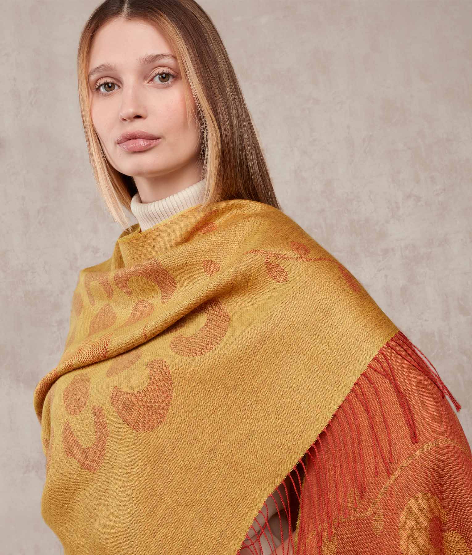 Elegant Memorial Jacquard Shawl for Women - Soft & Lightweight Wrap Scarf - Perfect for Funerals, Church & Special Occasions