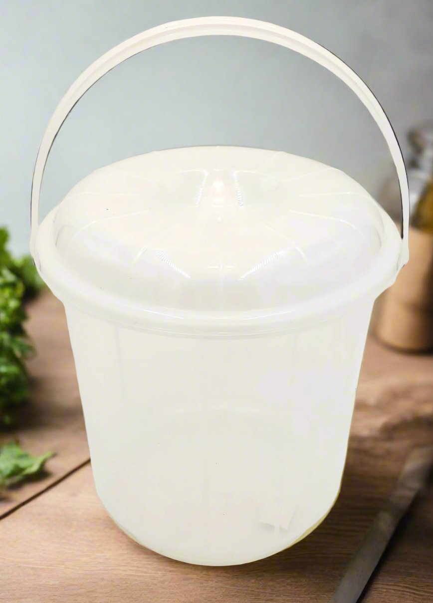 12x12 Clear Plastic Storage Container with Lid - Stackable, Airtight for Organizing Pantry, Office, or Craft Supplies