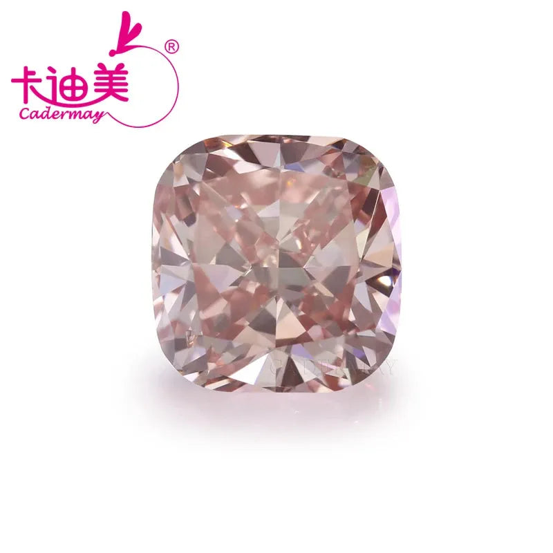 CaderMAY Cushion-Cut EX CVD Lab-Grown Diamond - Intense Pink Color, VS2 Clarity - Loose Gemstone for Jewelry Making | Engagement Rings, Earrings & Custom Designs
