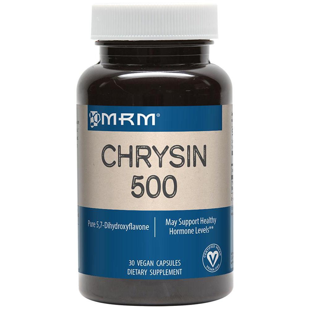 MRM Chrysin 500mg Supplement - Natural Flavonoid for Testosterone Support & Antioxidant Benefits - Ideal for Fitness Enthusiasts & Bodybuilders