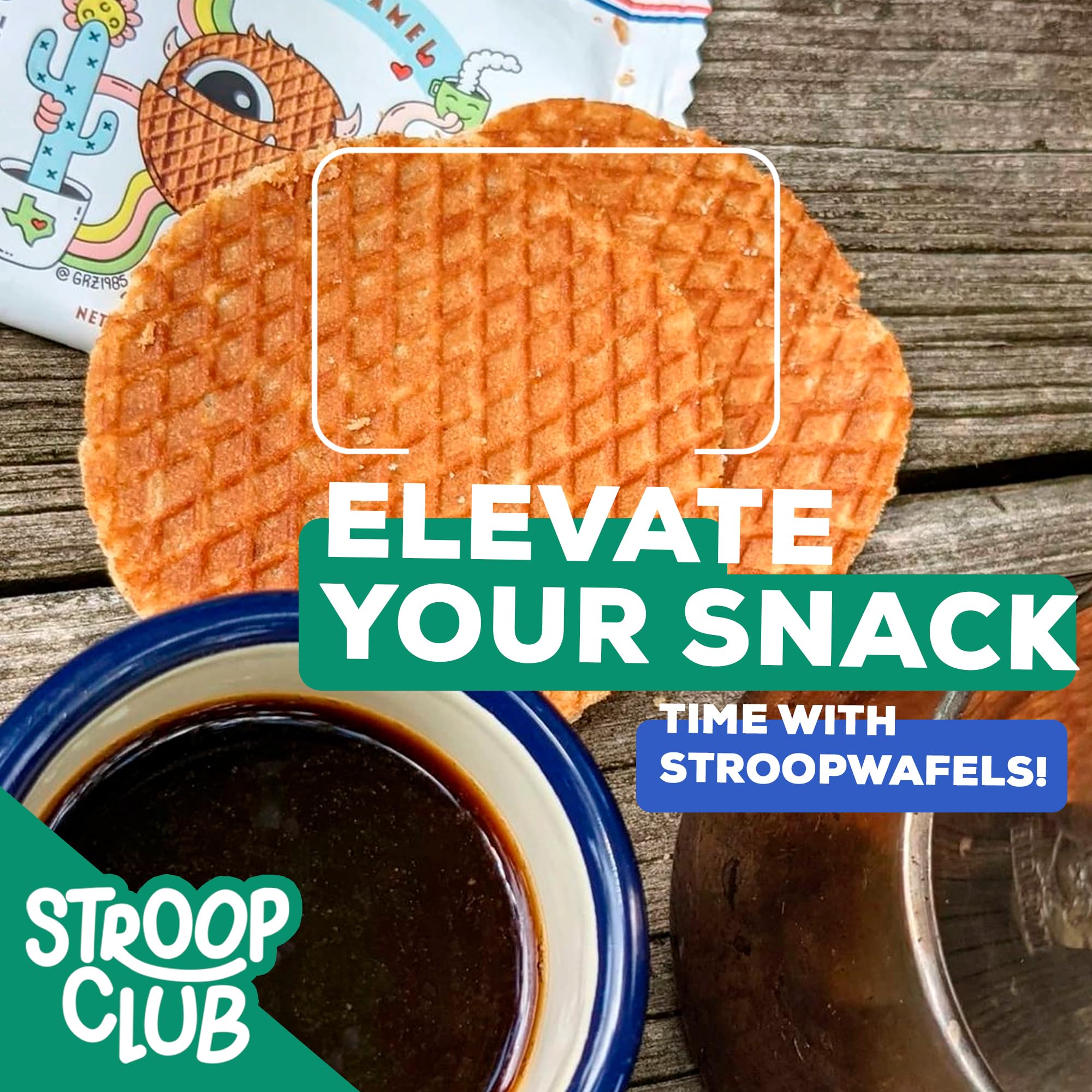 Gluten Free Dutch Caramel Stroopwafels - Organic Original Stroopwafel Cookies (12 Pack of 2, 24 Waffles) | Perfect for Coffee Pairing, Gifts & Snacking