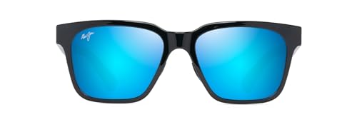 Shiny Black/Blue Hawaii Polarized