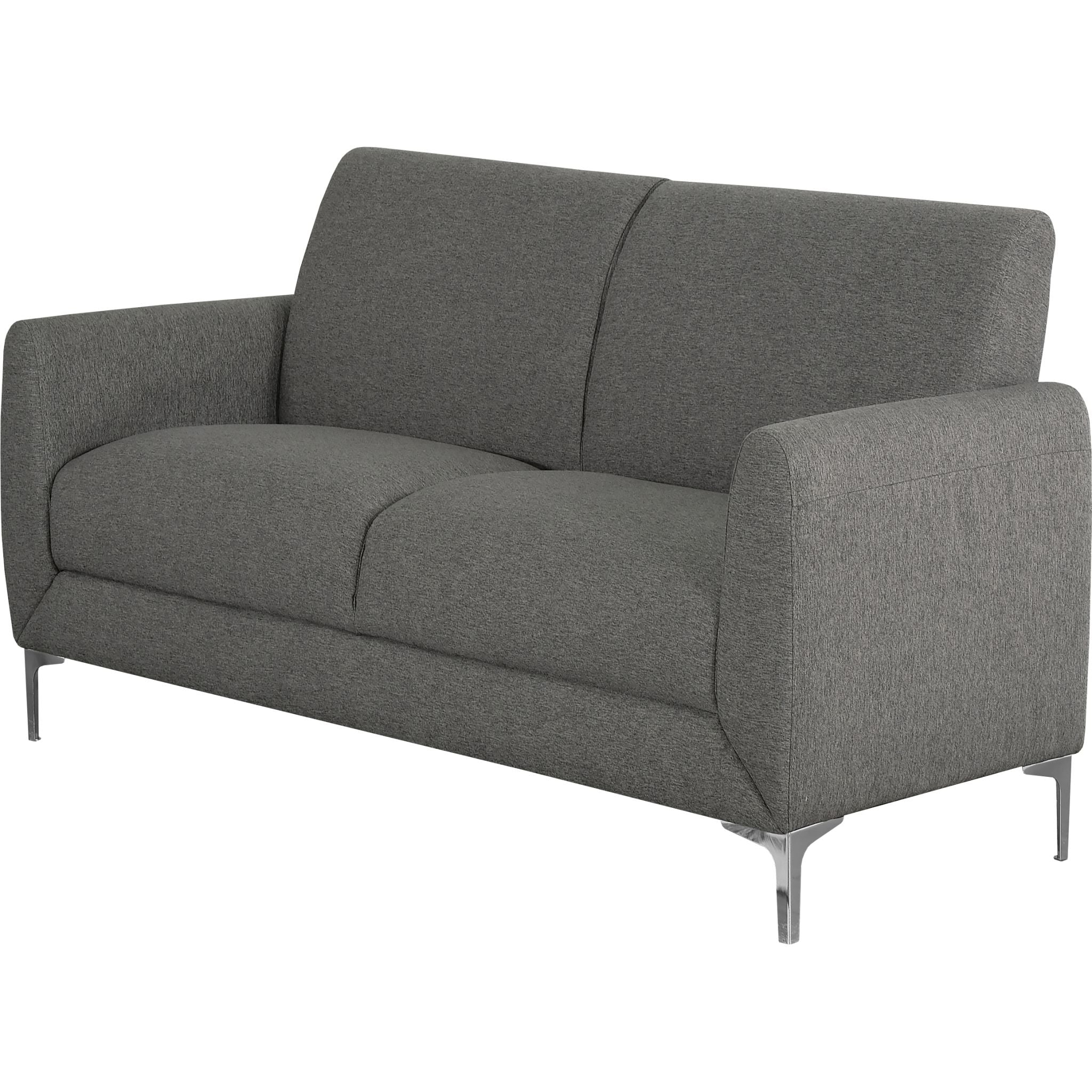 Betsey Loveseat - Modern Stone Fabric Sofa for Living Room, Small Space, Apartment & Cozy Home Decor