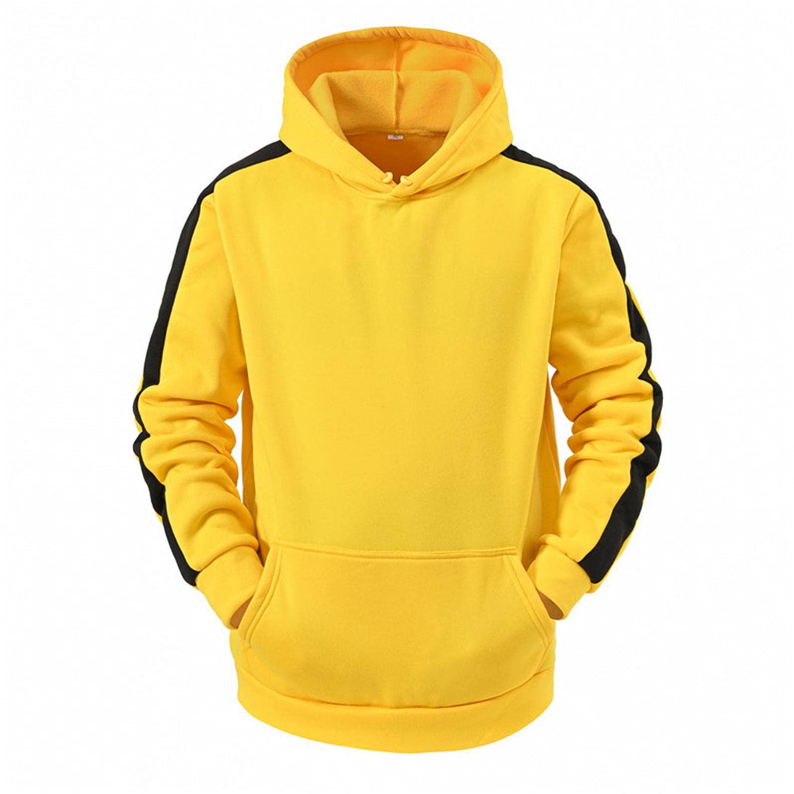 Men's Lightweight Pullover Hoodie with Pockets - Athletic Sweatshirt for Running, Gym & Casual Wear | Breathable Comfort Fit A10