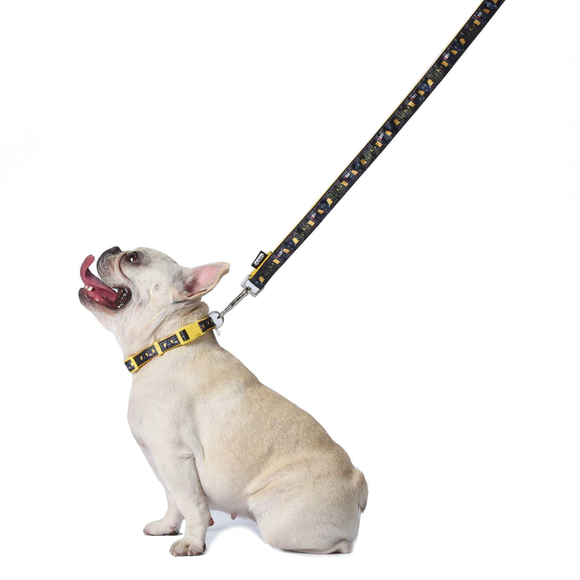 Star Wars Darth Vader 6 Foot (72 Inch) Dog Leash for All Breeds | Officially Licensed Pet Accessory for Small Medium Large Dogs | Perfect for Walks, Training & Star Wars Fans