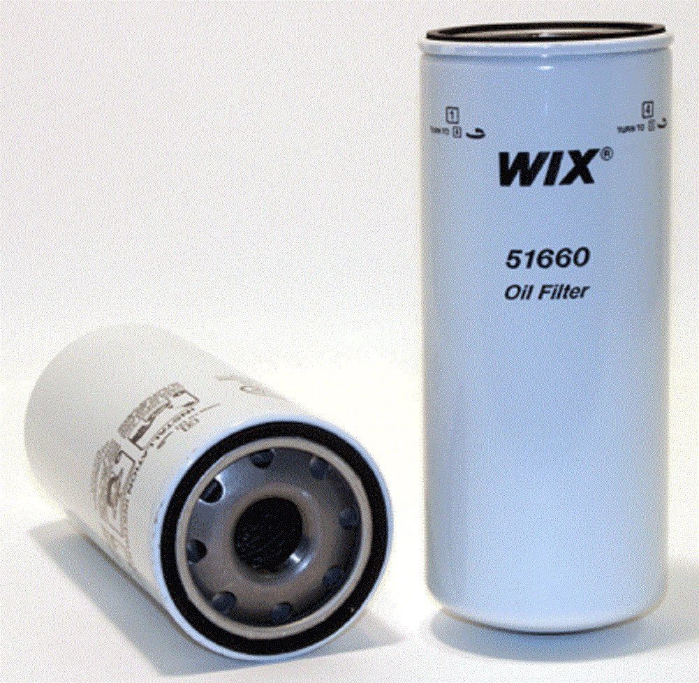 Wix 51660 Spin-On Oil Filter - 6 Pack for Cars, Trucks & SUVs - Premium Engine Protection & Smooth Performance