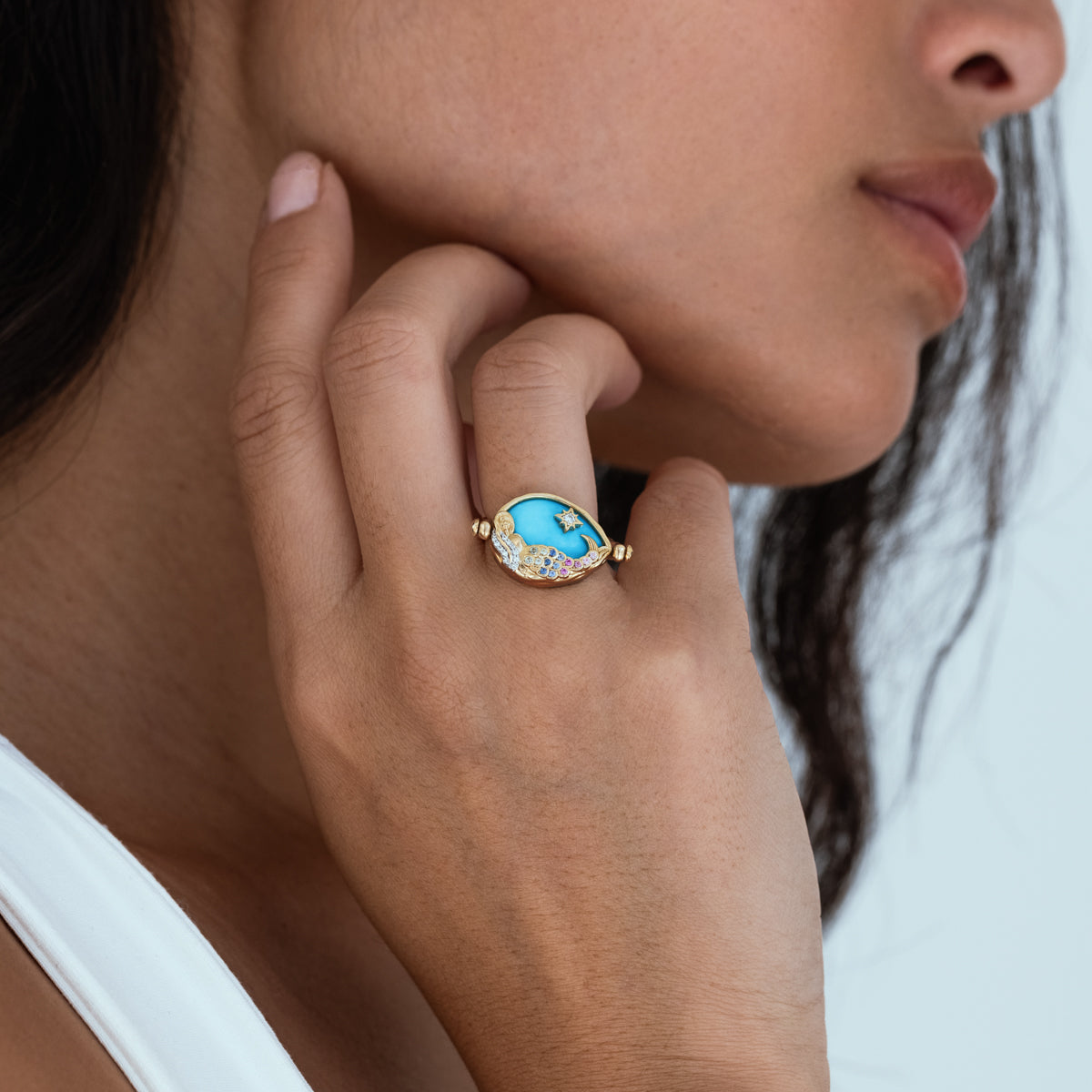 Trendy Lover Flip Ring - Adjustable & Reversible Fashion Jewelry for Women - Perfect for Valentine's Day, Anniversary & Romantic Gifts