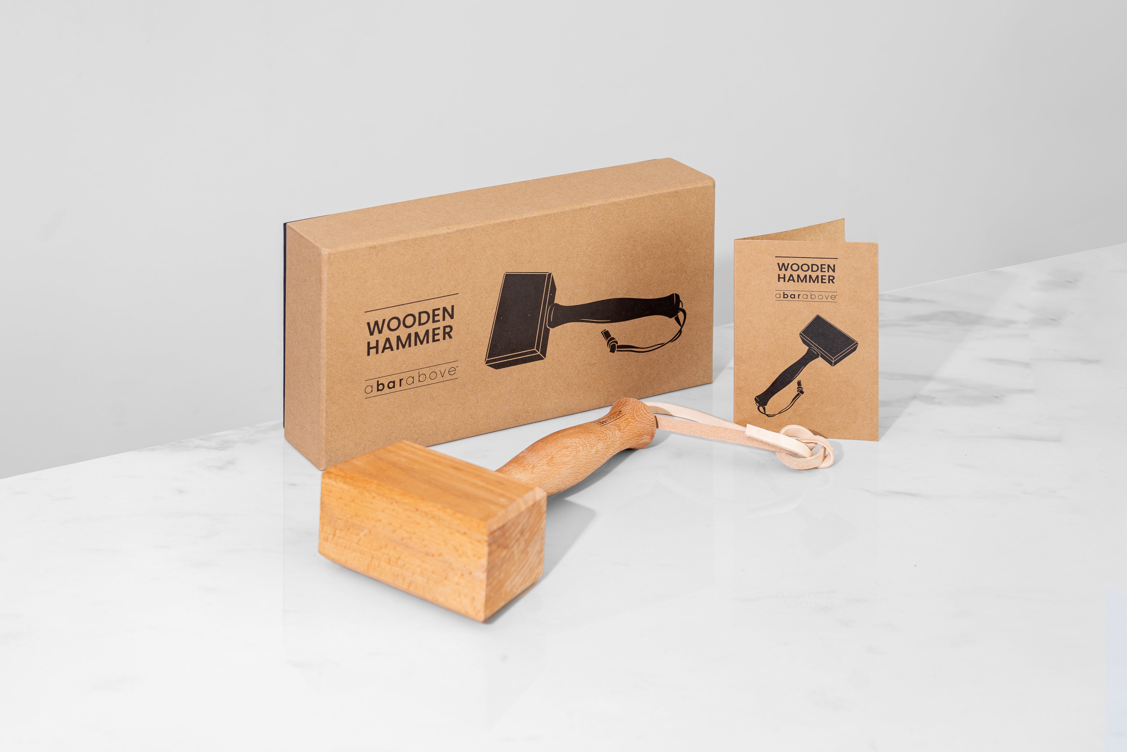 Premium Beechwood Hammer - Durable Wooden Mallet for Carpentry, Woodworking & DIY Projects - Perfect for Chiseling, Upholstery & Leather Crafting
