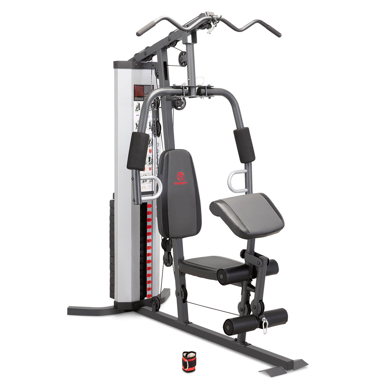 Marcy MWM-988 Home Gym System with 150lb Weight Stack - Full Body Workout Equipment for Strength Training & Fitness | Perfect for Home Gym, Garage, and Small Spaces