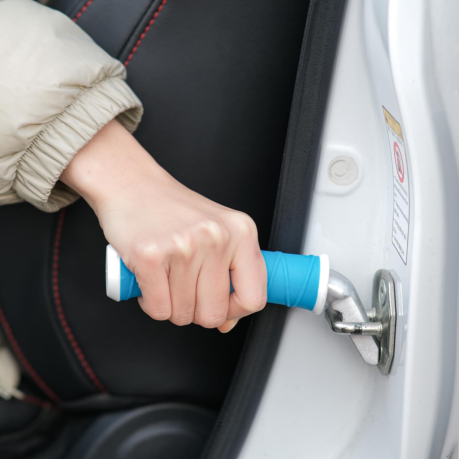 **Elderly Car Door Handle - Portable Vehicle Support Handle for Easy Sit to Stand Assistance - Car Door Assist Handle for Seniors & Disabled - Ideal for Cars, SUVs & Trucks**