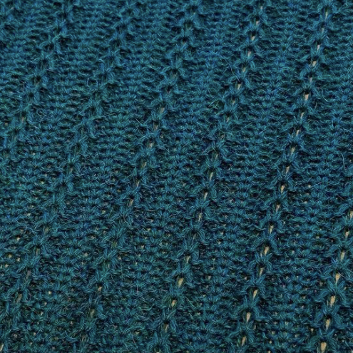 Helen Howe Tuck Lace Stripe Scarf - Elegant Women's Fashion Accessory for Winter, Fall, and Special Occasions