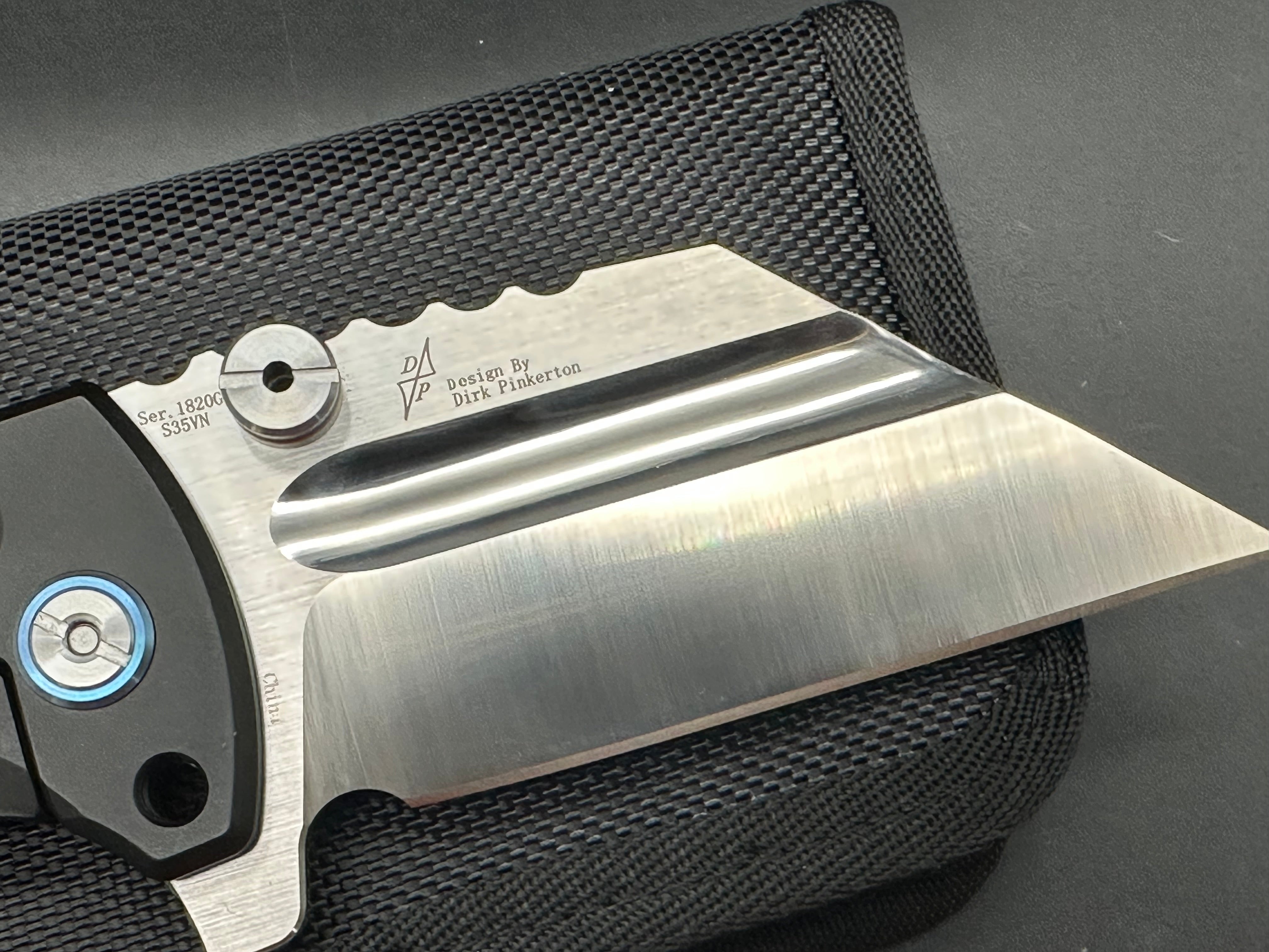 Artisan Cutlery Proponent Folding Knife - Black Titanium Handle with Premium S35VN Steel Blade - EDC, Outdoor Survival & Tactical Gear