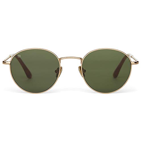 Shiny Yellow Gold/Bottle Green