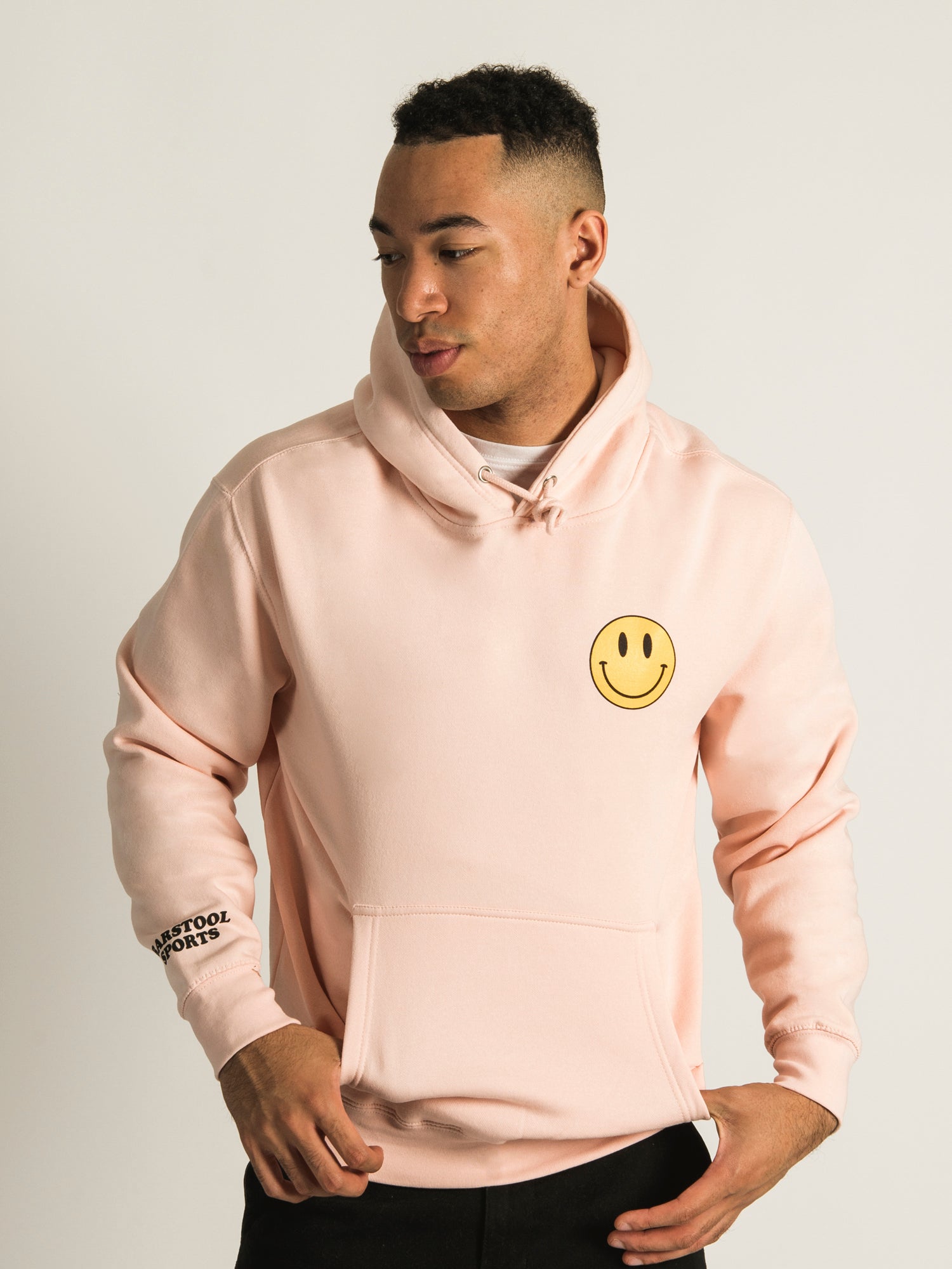 Barstool Sports Be a Decent Human Pullover Hoodie - Men's Casual Sweatshirt for Streetwear & Lounge Wear