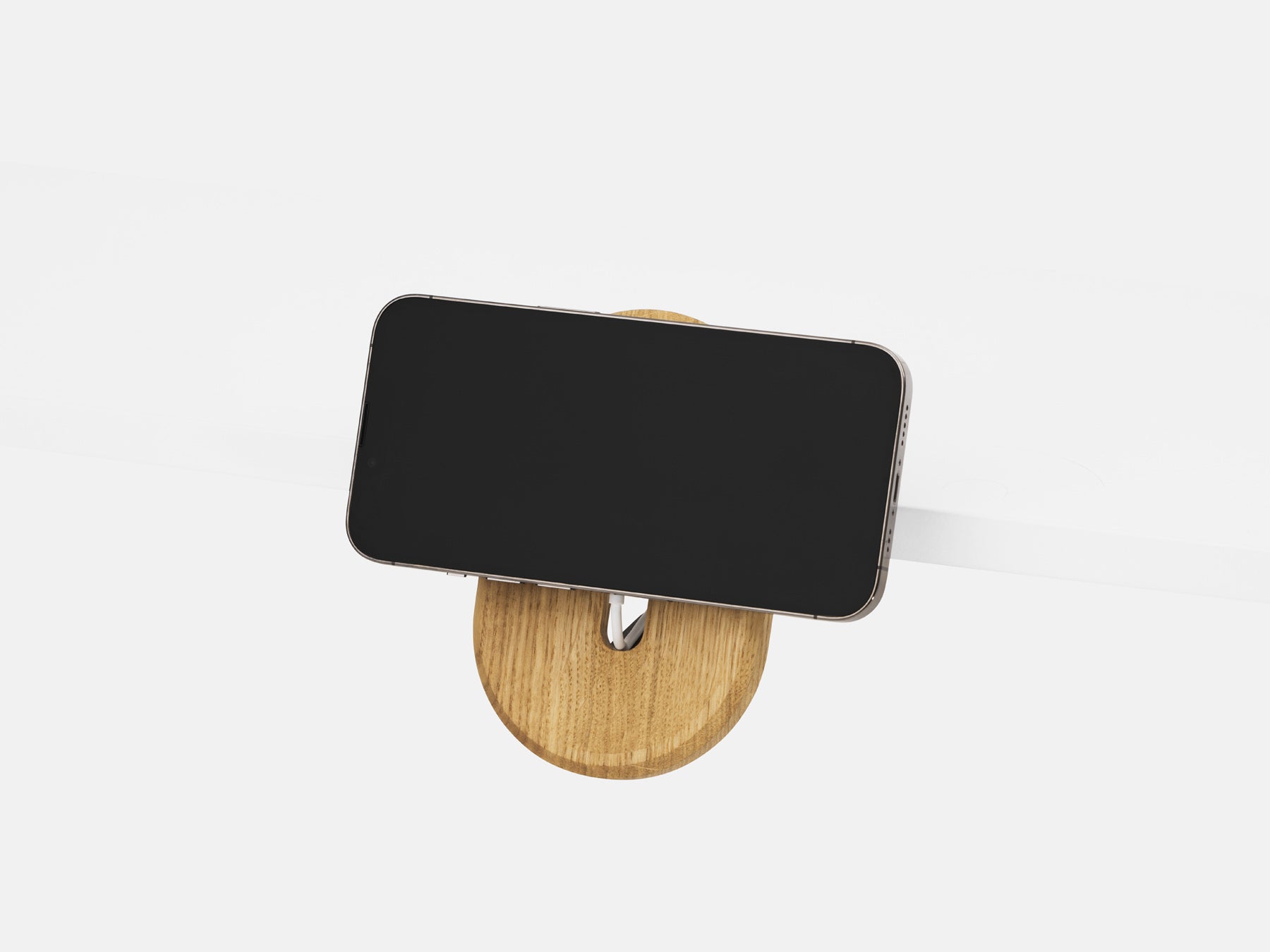 Magnetic MagSafe iPhone Stand for Desk - Secure Phone Holder for iPhone 12/13/14/15 Pro/Max - Perfect for Home Office, Bedside & Car Use