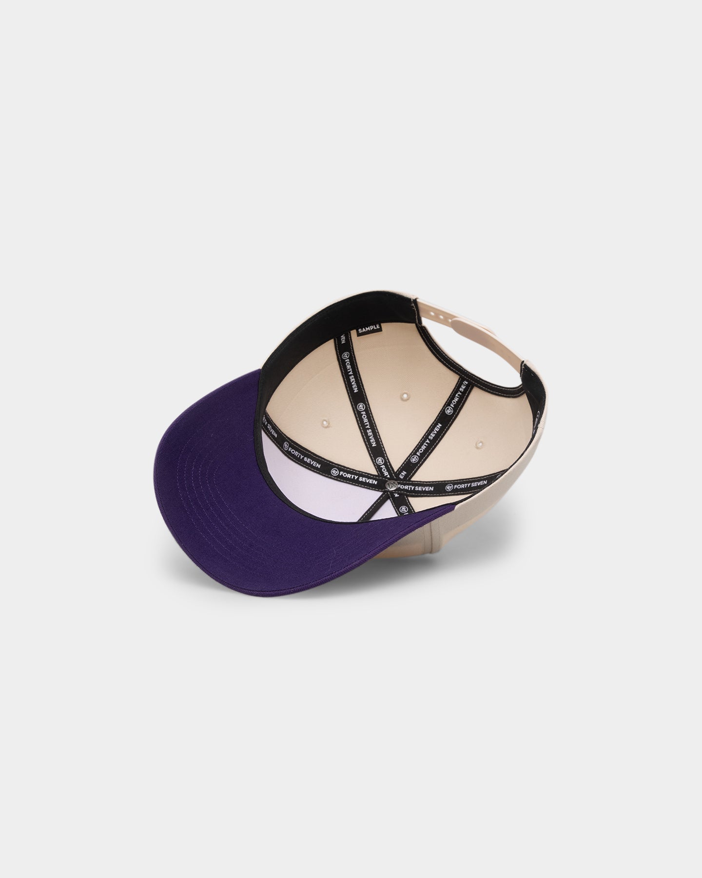 47 Brand Arizona Coyotes 'LA Kings X Arizona Coyotes' 47 MVP DT Snapback Hat - Adjustable Natural/Purple Baseball Cap for Men & Women - Perfect for Sports Fans, Casual Wear & Outdoor Activities