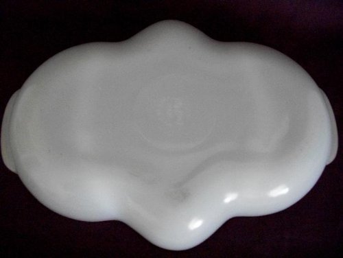 Vintage Fire King Oven Ware Milk Glass Divided Serving Dish - Relish Tray, Candy Bowl & Appetizer Plate for Parties, Picnics & Holiday Gatherings