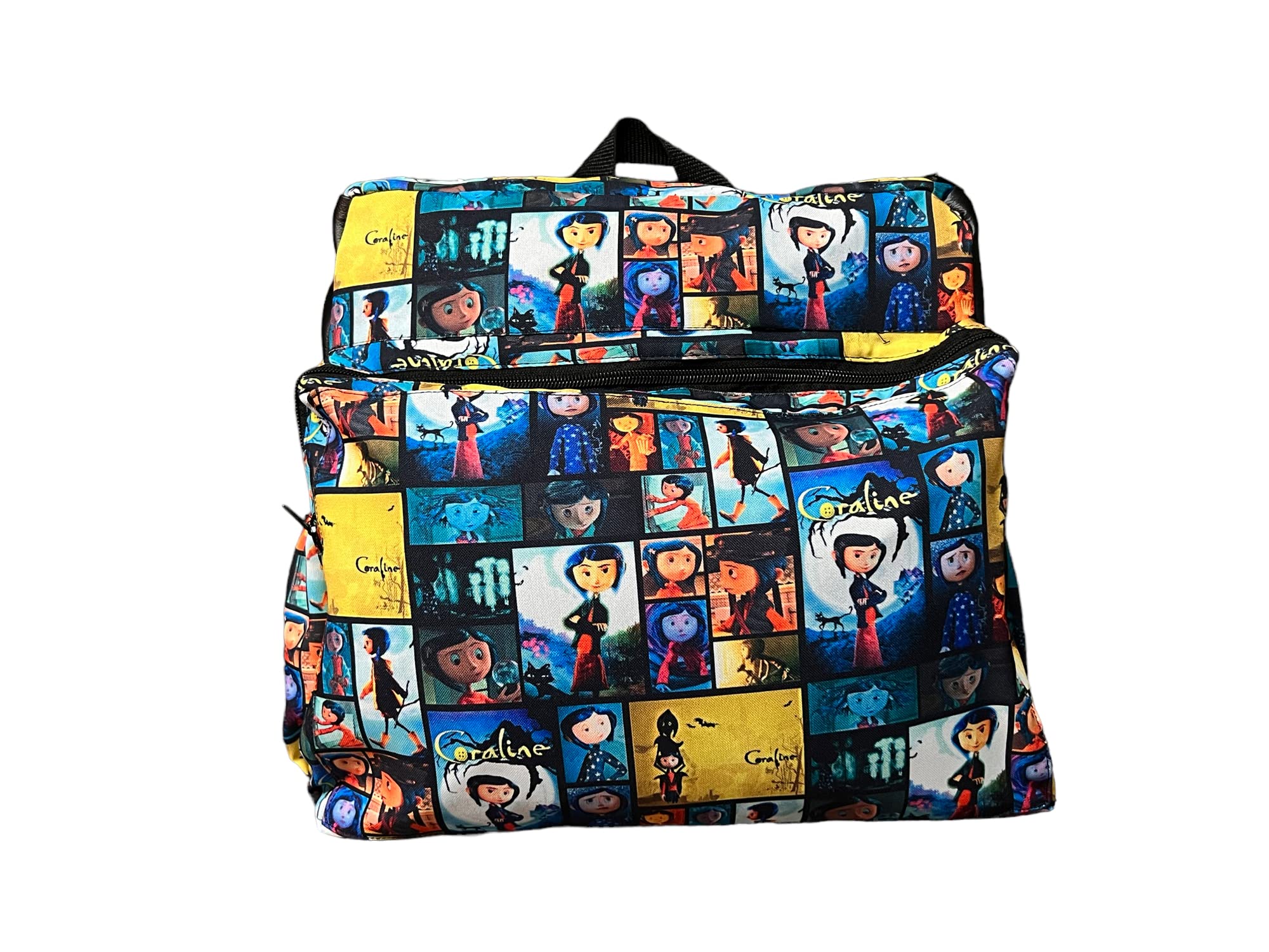 Coraline Themed Backpack - Stylish Diaper Bag for Moms, Baby Essentials Organizer, Perfect for Travel, Daycare & Outdoor Adventures