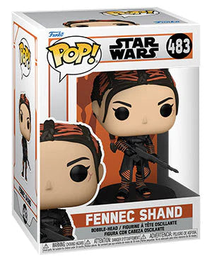 Fennec Shand Funko Pop Star Wars The Bad Batch Vinyl Figure #483 - Collectible Toy for Fans, Gift for Star Wars Enthusiasts | Display for Home, Office & Gaming Room Decor