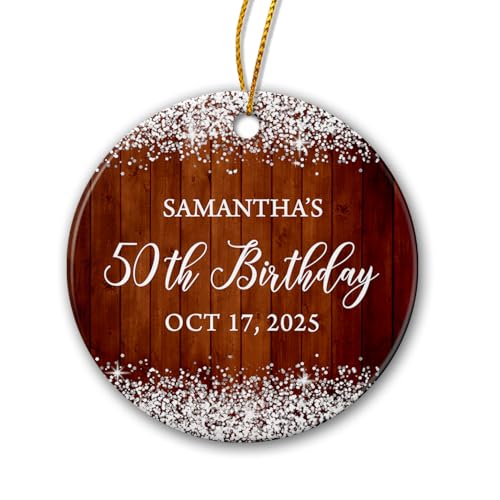 50th Birthday Anniversary Ornament