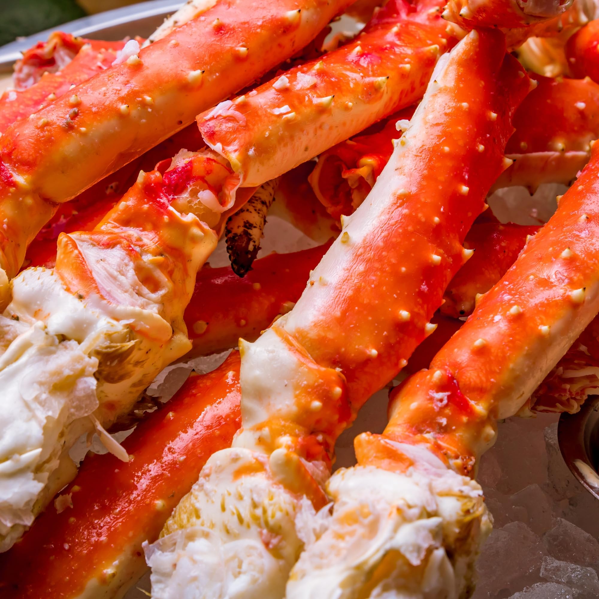 Premium Alaskan King Crab Legs - Colossal Red King Crab (6-9 Count, 4Lbs) | Wild-Caught, Jumbo Size | Perfect for Seafood Feasts, Gourmet Dinners & Special Occasions