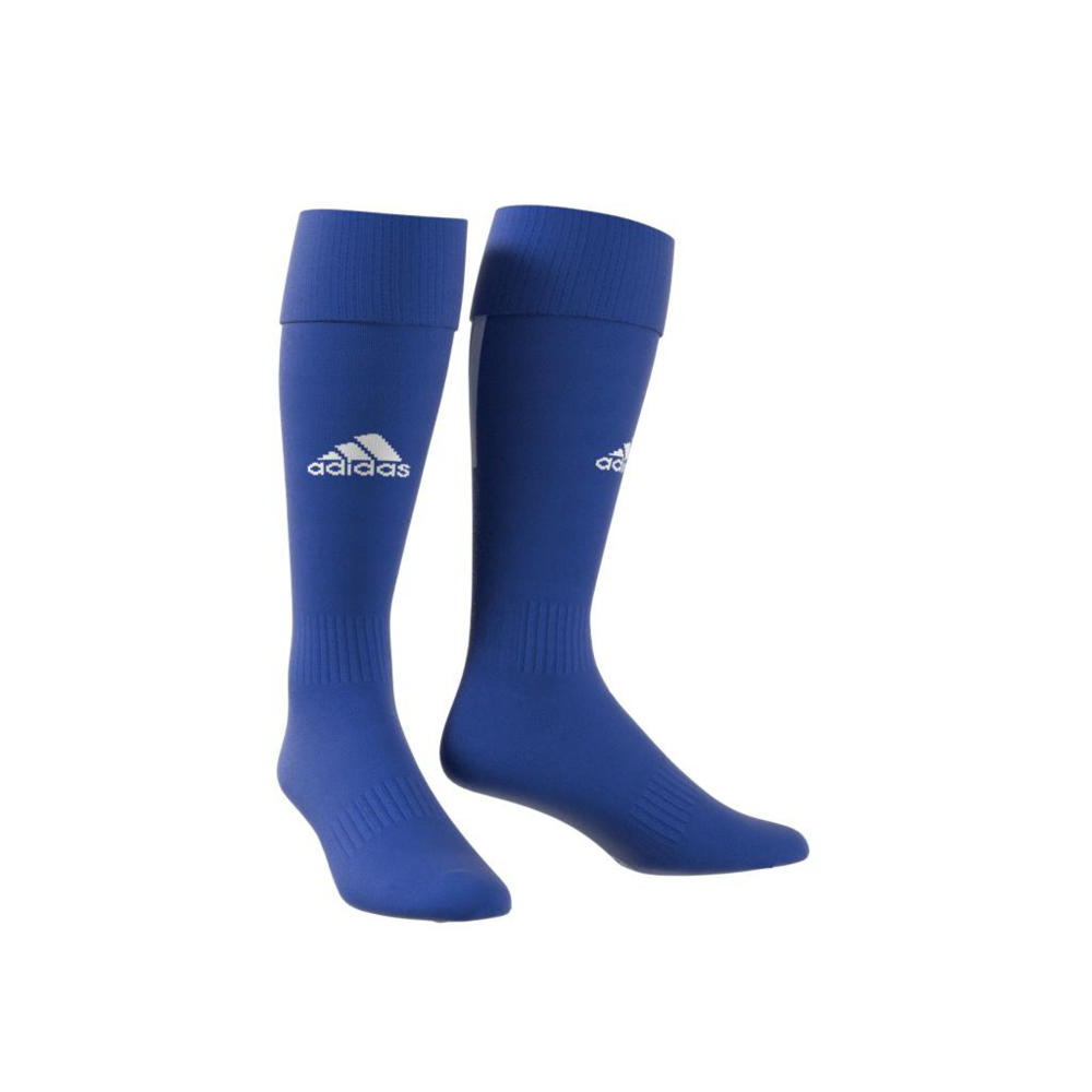 Adidas Santos 18 Soccer Socks - Blue & White Football Crew Socks for Men & Women - Perfect for Training, Matches & Sports Performance