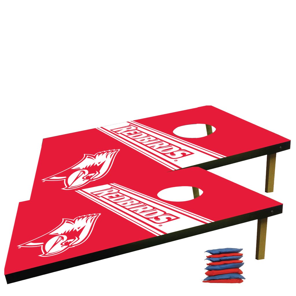 VictoryStore Illinois State University Cornhole Bag Toss Game - Premium Outdoor Tailgating & Backyard Party Fun
