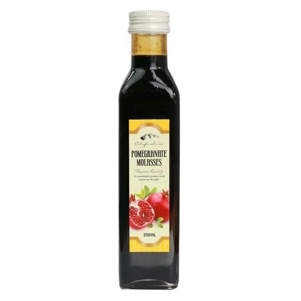 Chef's Choice Premium Pomegranate Molasses - 100% Natural, Gluten-Free Middle Eastern Syrup for Cooking, Baking & Cocktails - Perfect for Salads, Marinades, Desserts & Mocktails