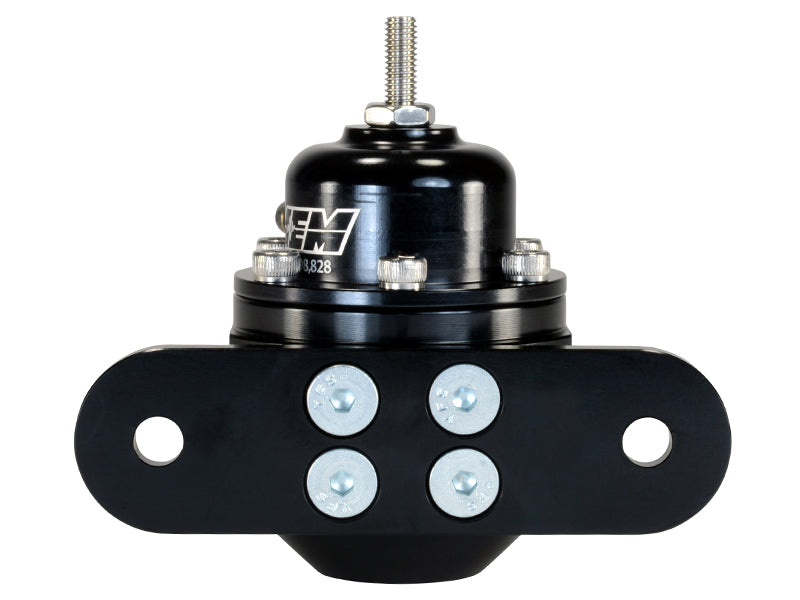 AEM Universal Black Adjustable Fuel Pressure Regulator - High Performance Fuel Pressure Control for Cars, Trucks & SUVs - Perfect for Racing, Tuning & Engine Upgrades