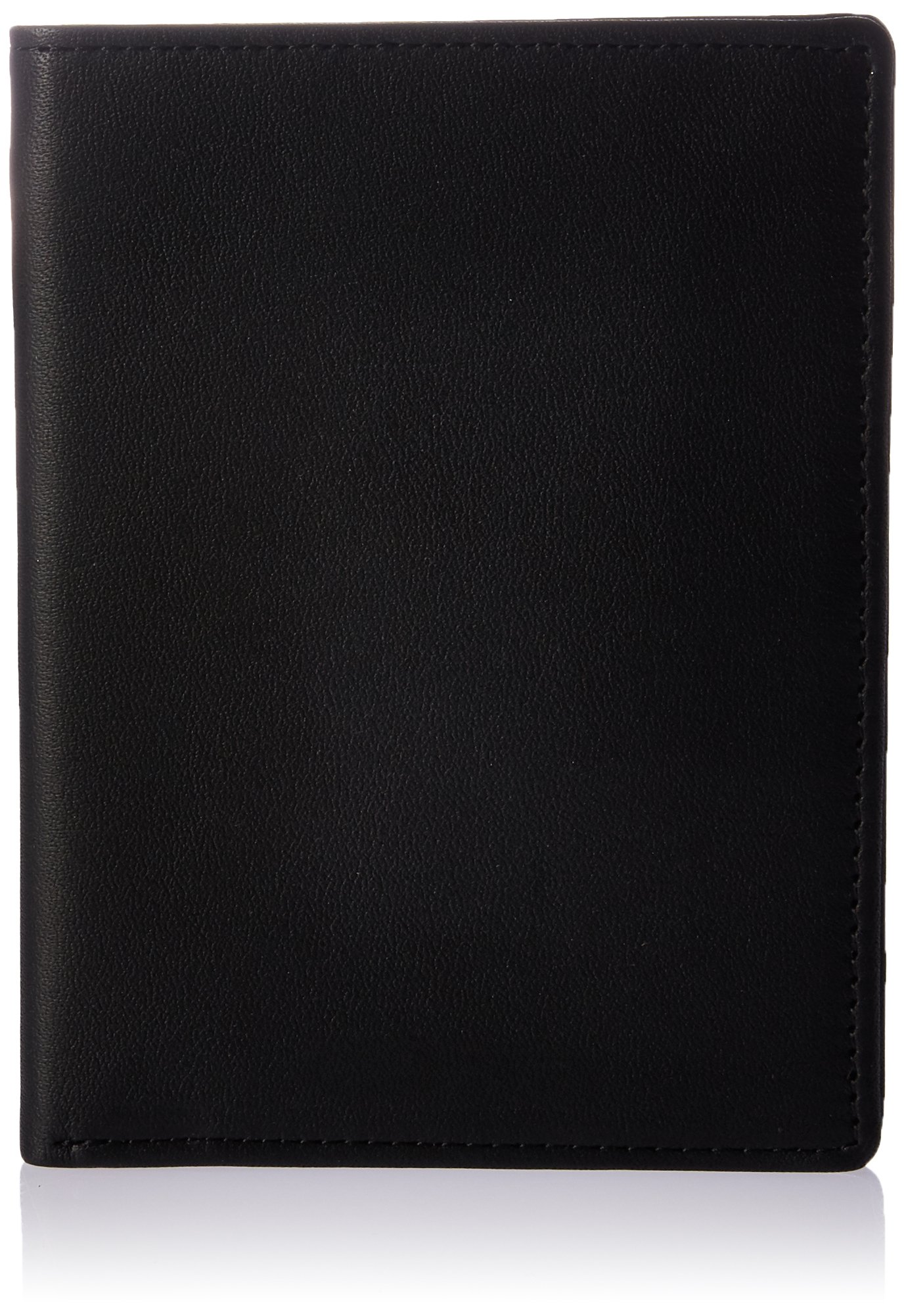 Royce Leather RFID Blocking Bifold Passport Wallet for Men & Women - Slim Travel Money Organizer with Credit Card Slots - Perfect for International Trips & Daily Use (Black, One Size)