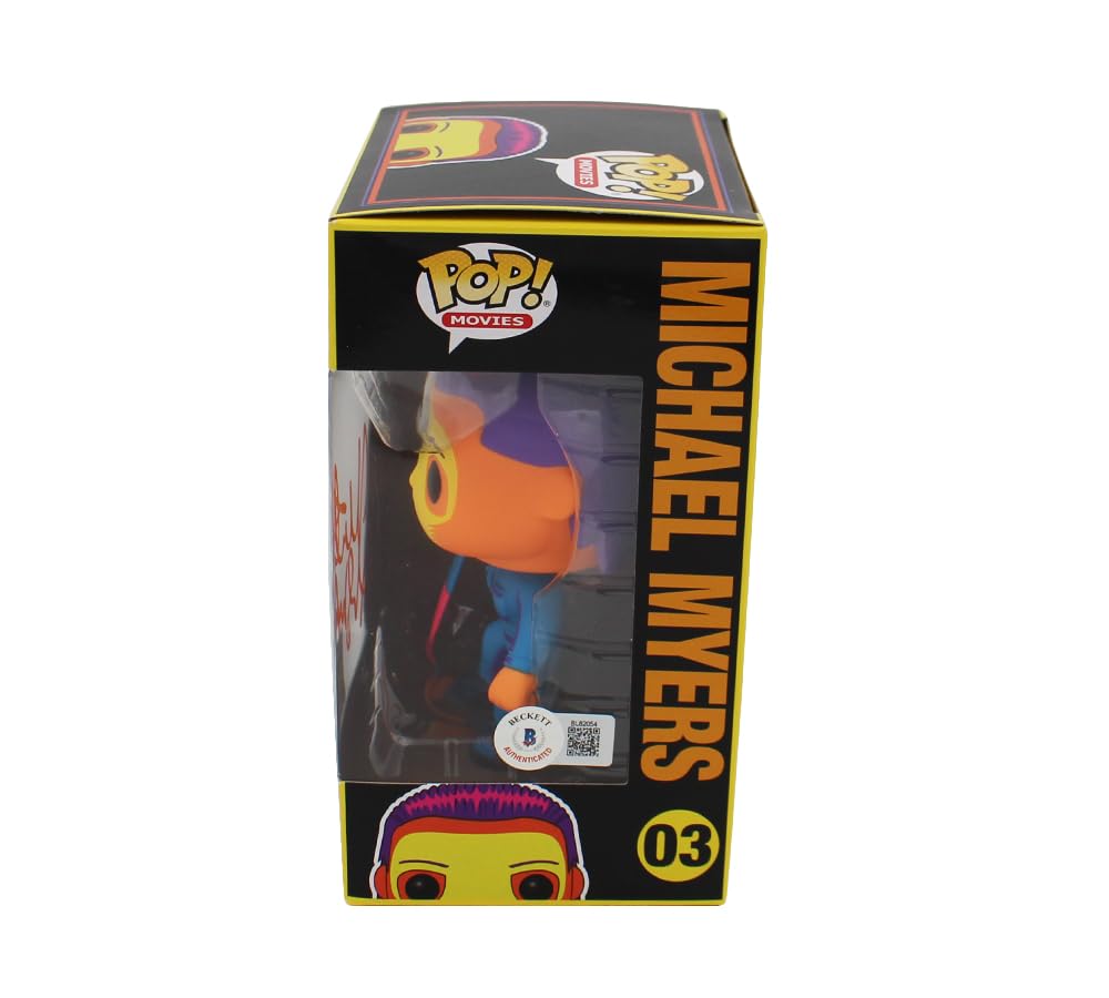 Nick Castle Autographed Halloween Michael Myers Funko Pop - Signed Collectible for Horror Fans & Movie Memorabilia Enthusiasts - Perfect for Display, Gifts, and Halloween Decorations