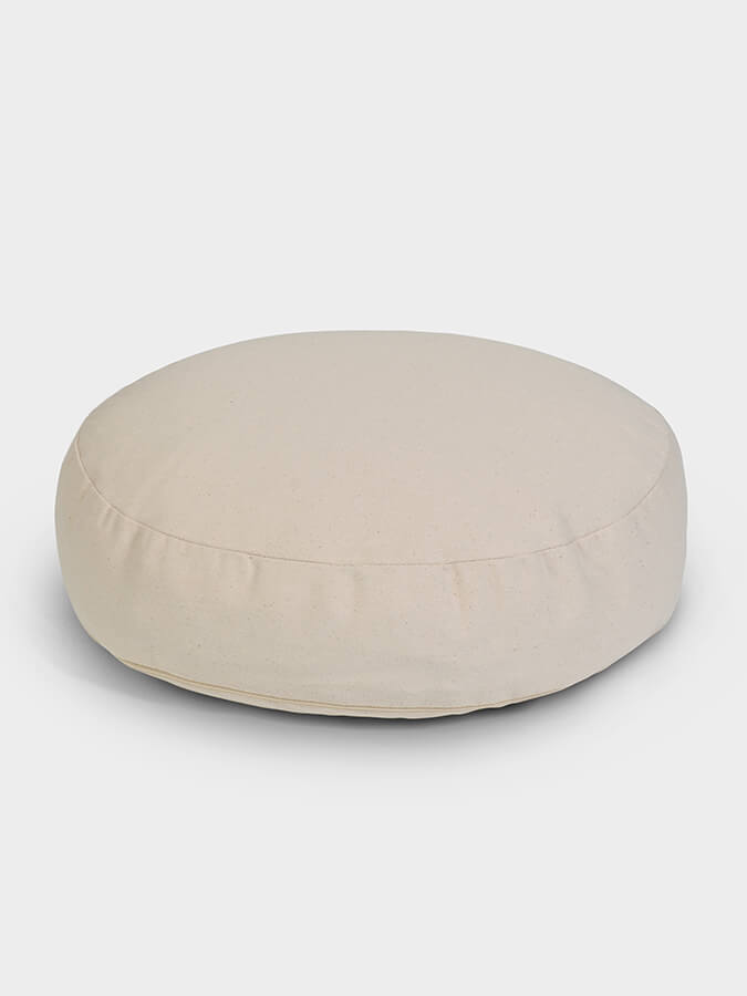 Organic Buckwheat Meditation Cushion for Yoga & Zen Practice - Comfortable Zafu Pillow for Home Studio, Meditation, and Mindfulness - Perfect for Stress Relief & Relaxation
