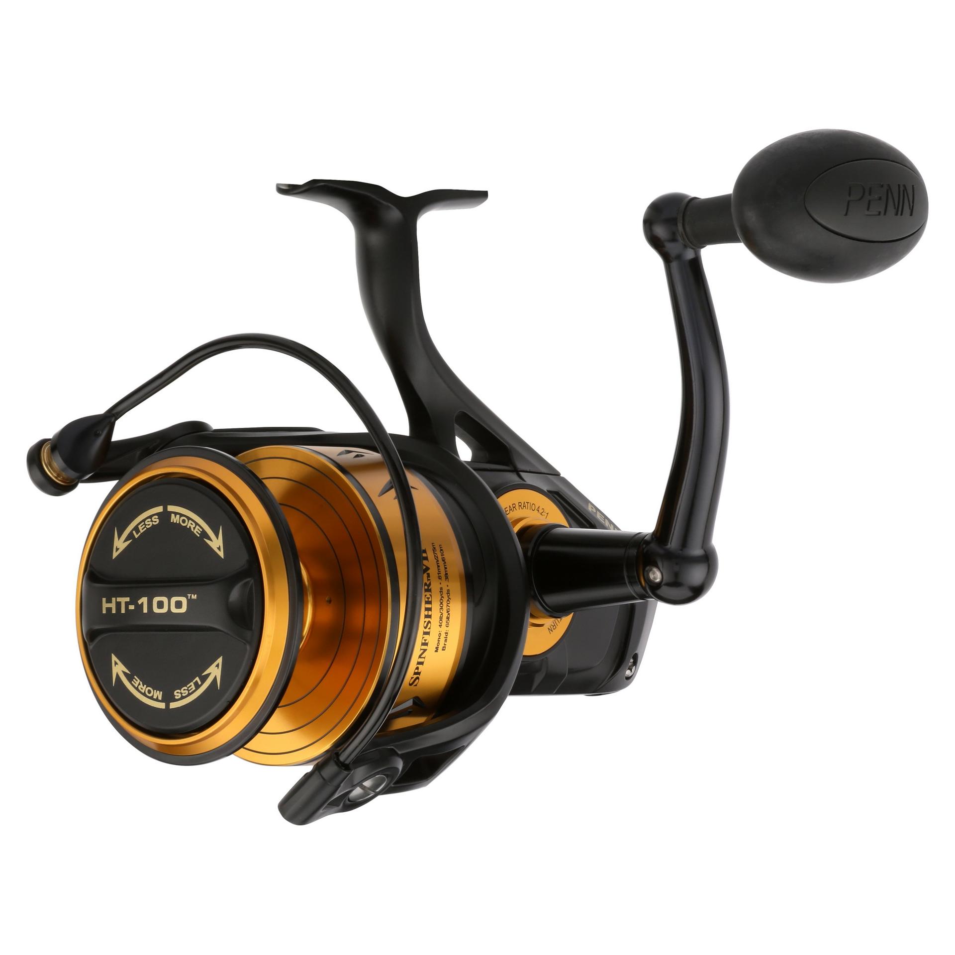 Penn Spinfisher VII Spinning Fishing Reel - Saltwater & Freshwater Resistant, Smooth Drag System - Perfect for Surf Fishing, Pier Fishing & Offshore Angling