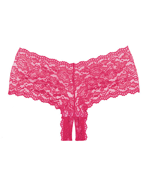 Adore Candy Apple Panty Hot Pink One Size - Sexy Lingerie for Women, Perfect for Valentine's Day, Date Night & Boudoir Photography