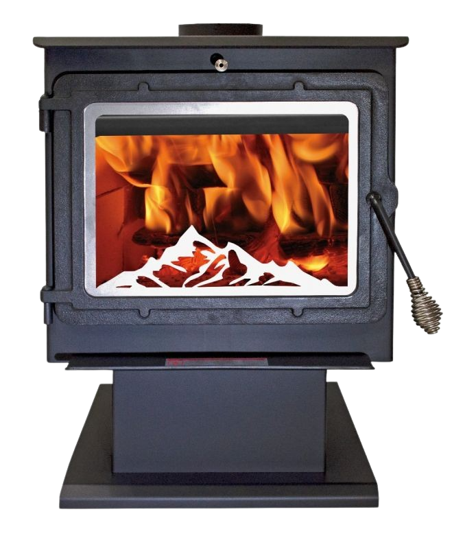 Englander 15 W03 Wood Stove with Blower - EPA Certified for Efficient Heating | Perfect for Cabins, Homes & Outdoor Living Spaces