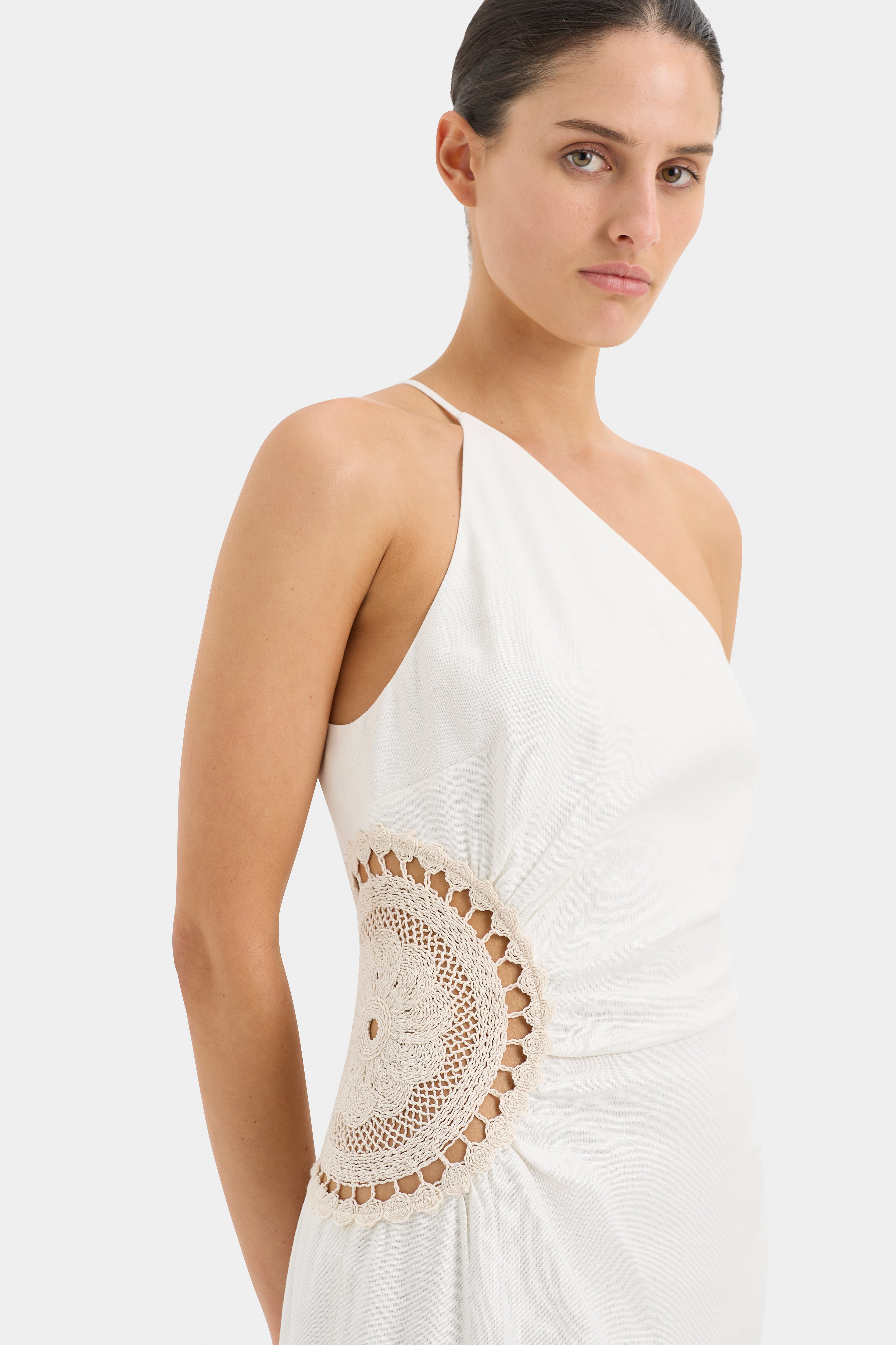 Elegant Atacama One Shoulder Dress for Women - Summer Beach Party & Evening Cocktail Wear