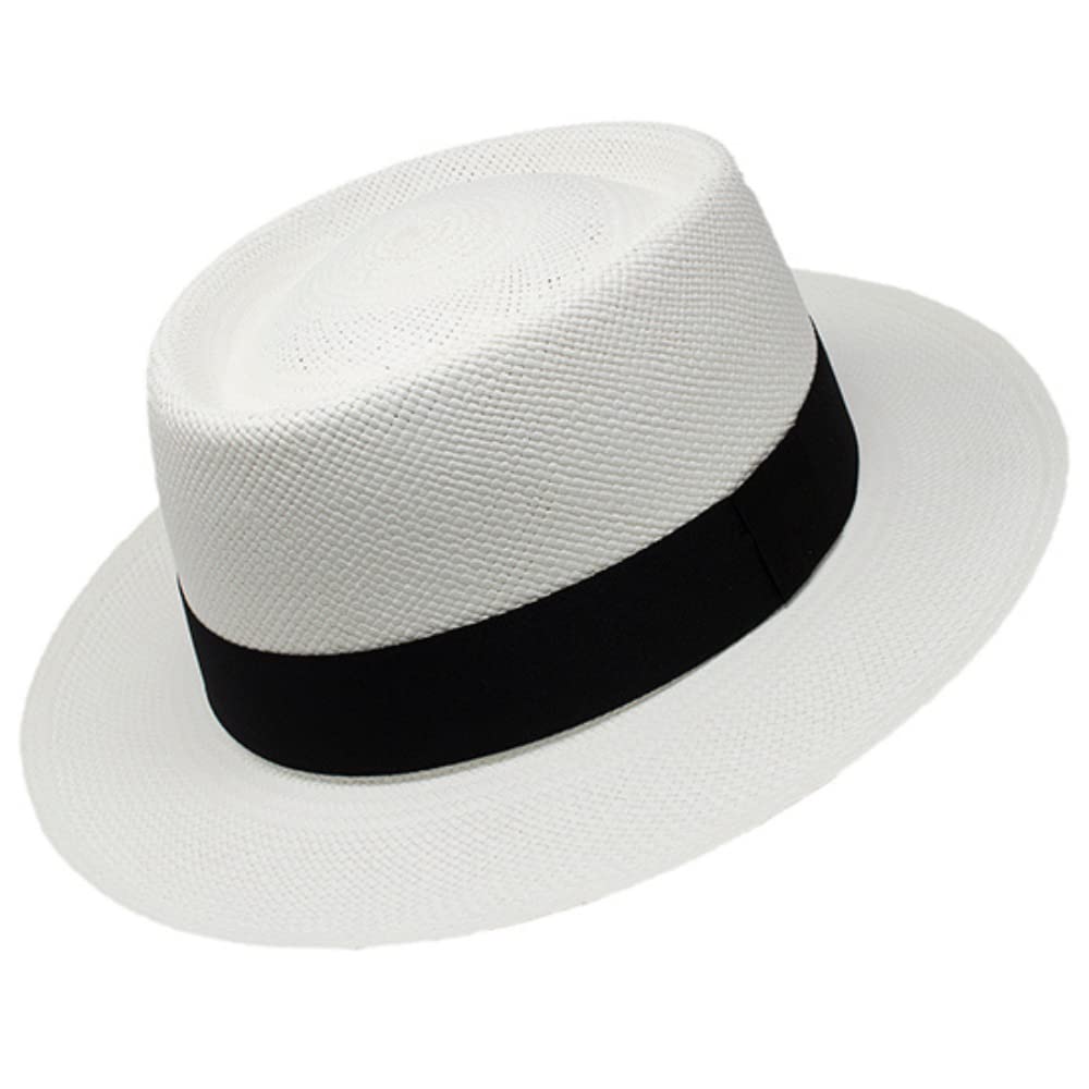 Gamboa Original Panama Hat for Men & Women – Borsalino Straw Summer Hat with UV UPF50+ Sun Protection – Perfect for Beach, Travel & Outdoor Activities