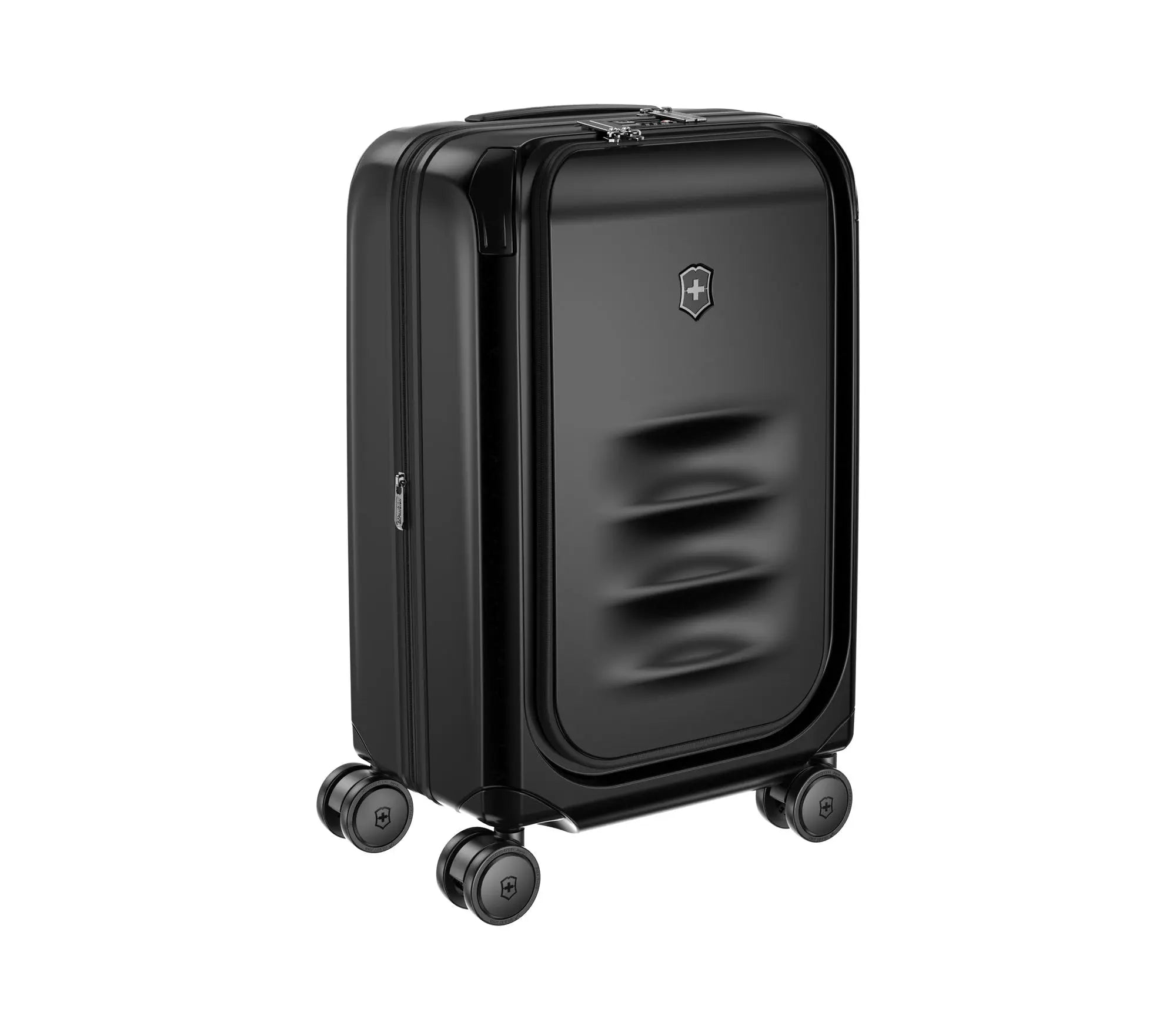 Spectra 3.0 Hardside Carry On Luggage - Black Expandable Suitcase with 360° Spinner Wheels | Perfect for Air Travel & Business Trips