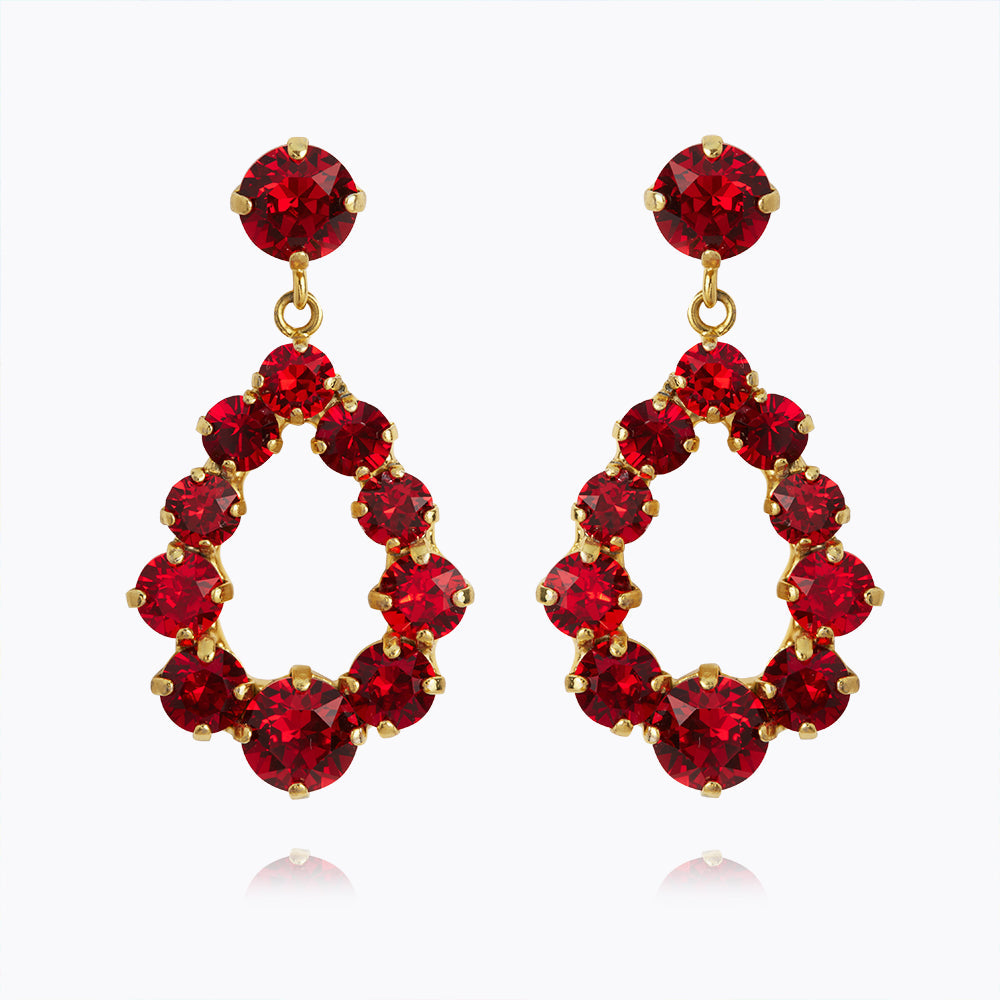 Mini Delia Earrings - Red Combo Set | Trendy Dainty Jewelry for Women | Perfect for Parties, Weddings & Everyday Wear