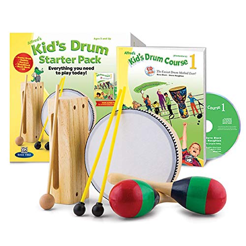 Alfred's Kids Drum Set - Complete Starter Pack for Beginners | Fun & Educational Musical Instrument for Children | Perfect for Home, School & Music Lessons