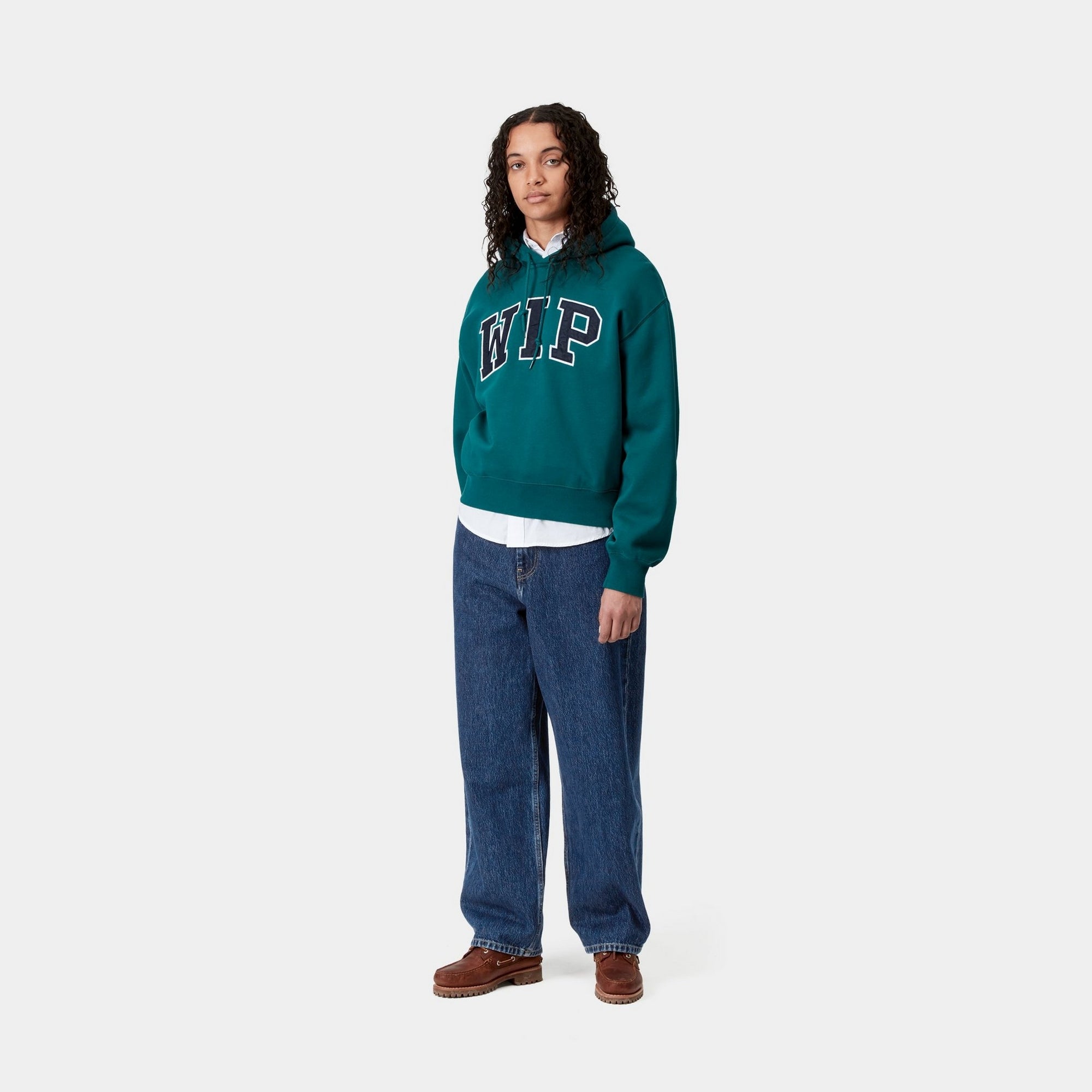 Women's Brandon Pant - Stone Washed Blue Denim Jeans for Casual Wear & Everyday Comfort | Perfect for Work, Outings & Relaxing