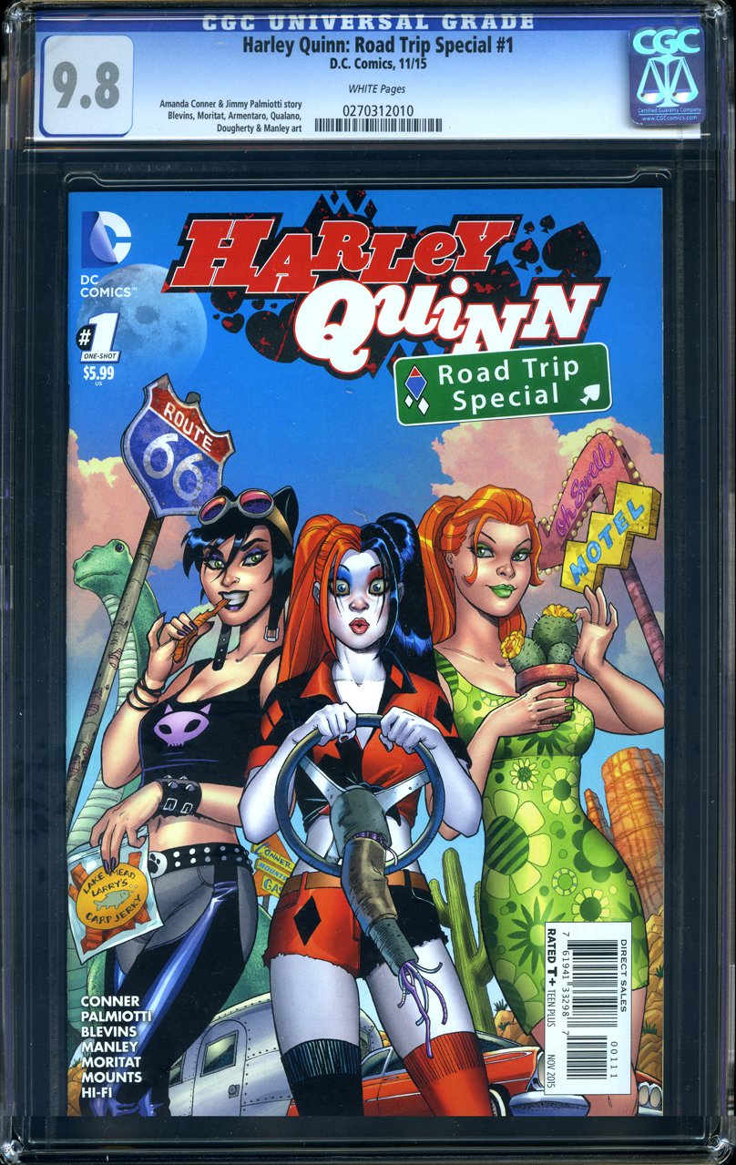 Harley Quinn Road Trip Special #1 - CGC Certified 9.8 NM/MT Grade - Rare DC Comics Collectible - Perfect for Display & Investment