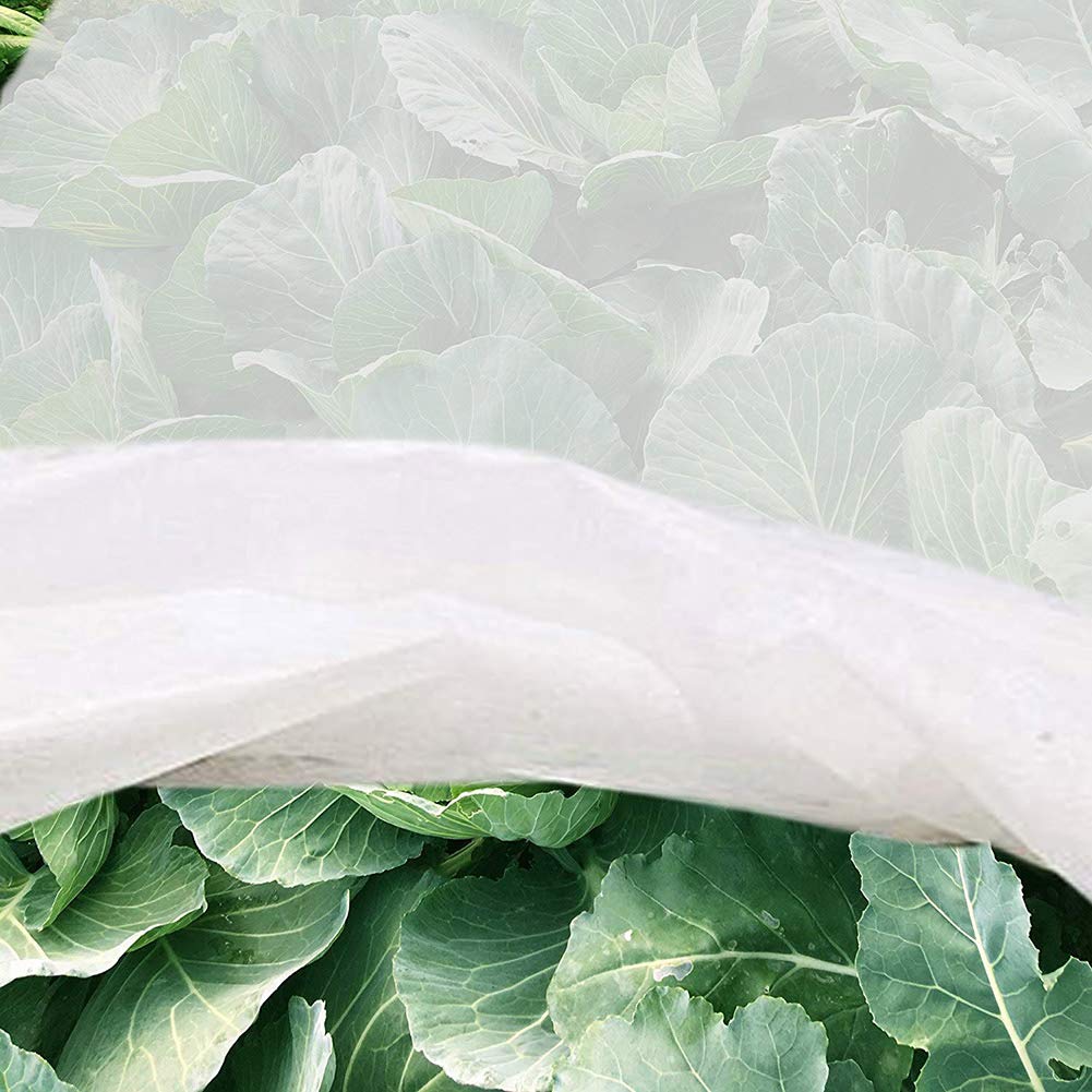 Premium Non-Woven Plant Frost Blanket - 6.6x33ft Reusable Garden Cover for Vegetables & Flowers | Winter Protection for Outdoor Plants, Cold Weather Plant Shield, Raised Bed Gardening Essential
