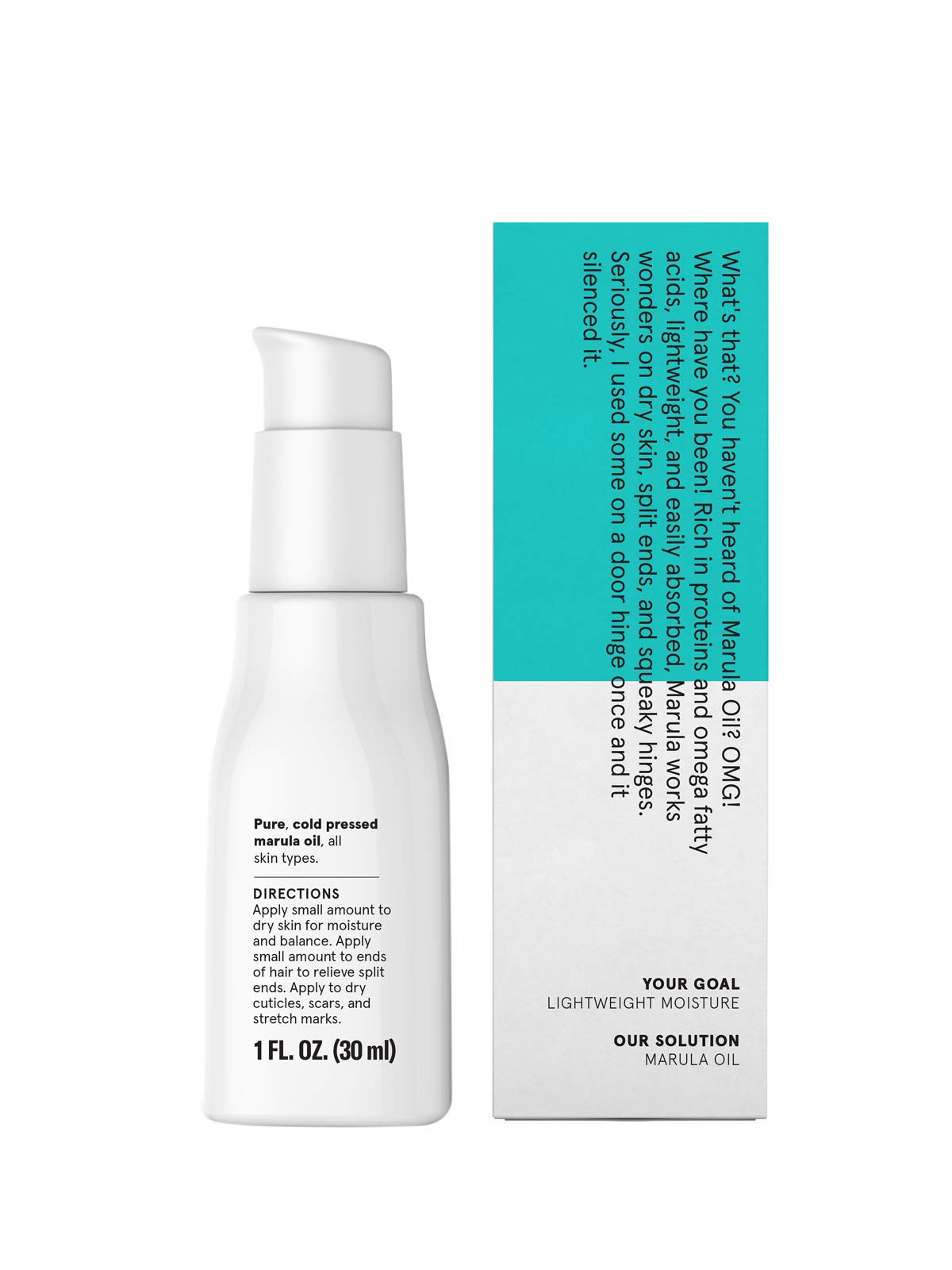 Acure The Essentials 100% Pure Marula Oil for Dry Skin & Hair – 1 Fl Oz | Hydrating & Nourishing Treatment for Face, Scalp & Body | Vegan & Cruelty-Free