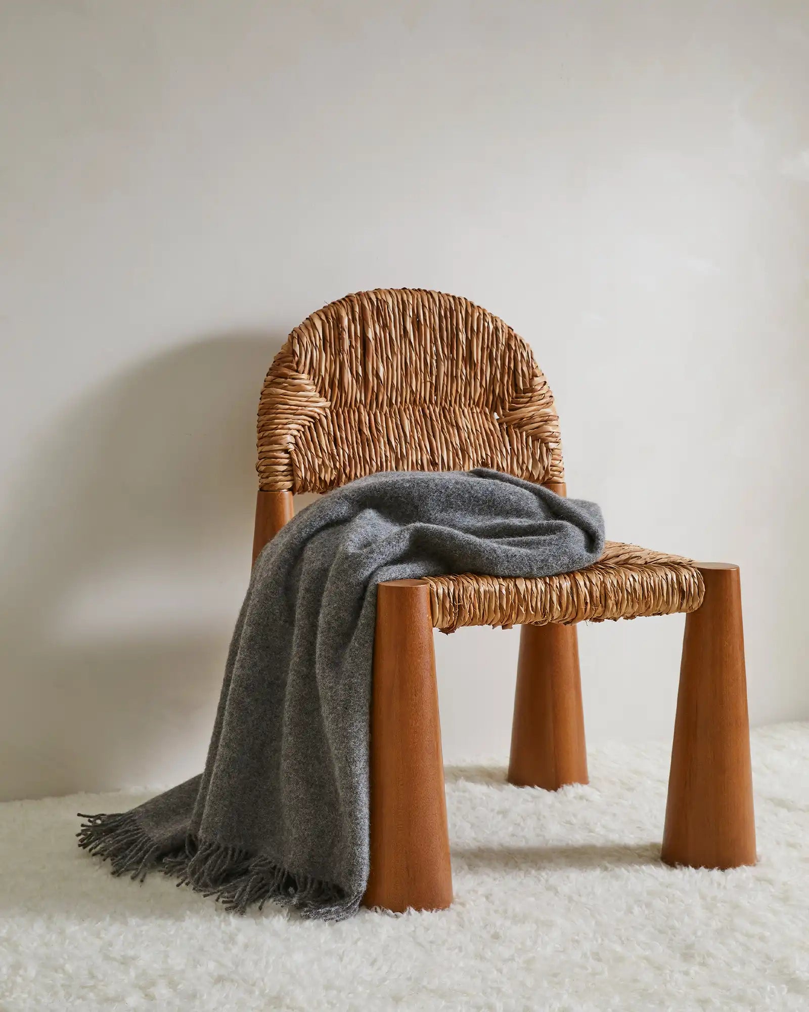 Premium Nevis Throw Blanket - Soft & Cozy Charcoal Grey Knit Blanket for Couch, Bed & Home Decor | Perfect for Living Room, Bedroom & Gifting