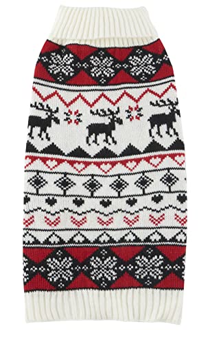 Red Snowflake Reindeer