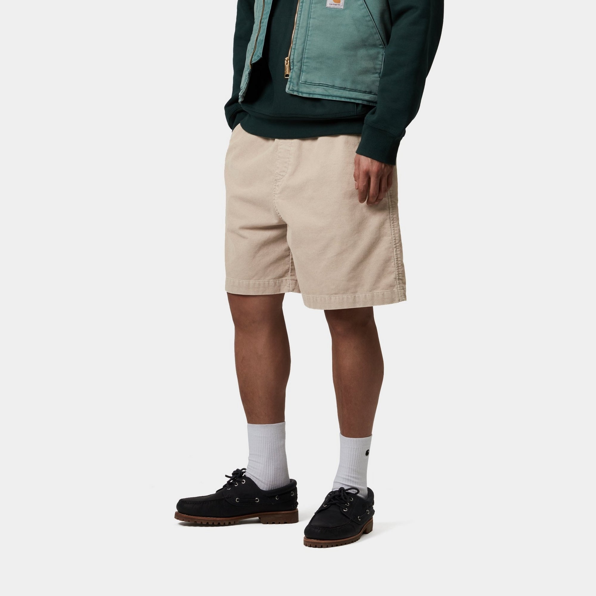 Reynold Corduroy Shorts for Men - Dusky Beige Washed Comfortable Casual Wear | Perfect for Summer Outings, Beach Trips & Relaxing Weekends