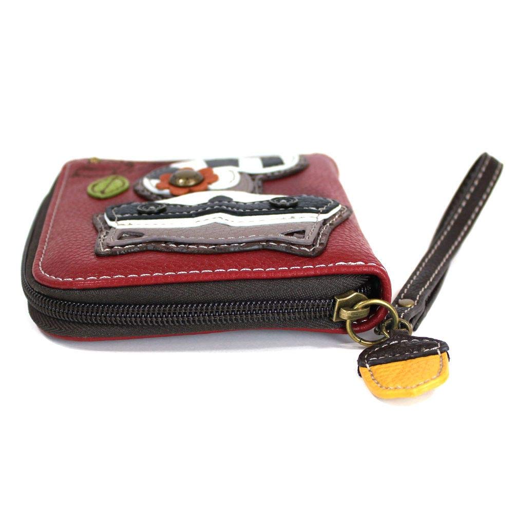 Chala Handbags Raccoon Print Zip-Around Wristlet Wallet - Stylish & Compact Clutch for Women, Perfect for Parties, Travel & Everyday Use