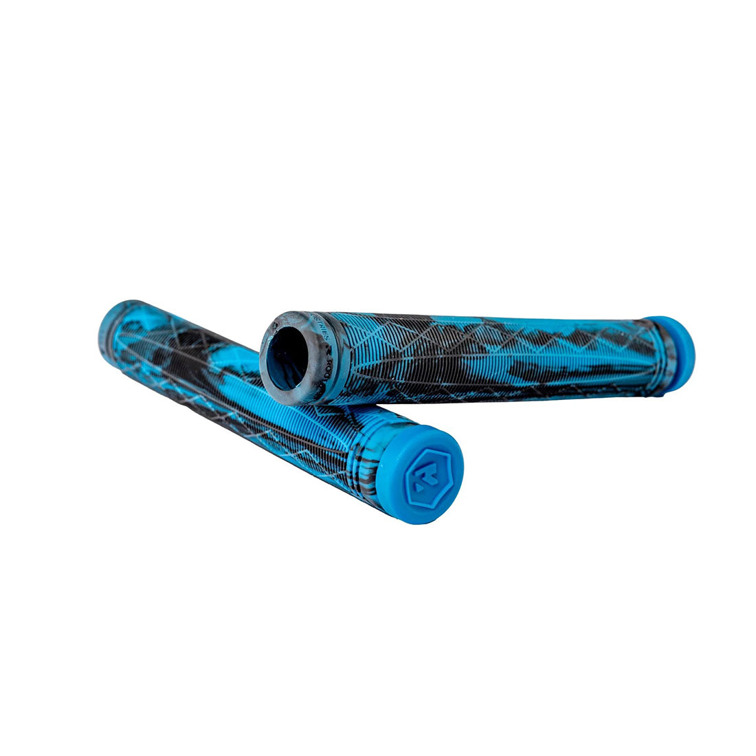 Root Industries Fractal Grips - Premium Skateboard Grip Tape in Black/Blue - Non-Slip Traction for Skateboards, Longboards & Scooters - Perfect for Street Skating, Park Riding & Commuting